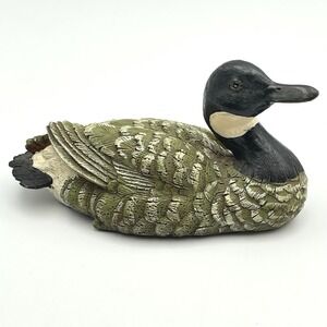 Hand Painted Resin‎ Canada Goose Figurine Statue 4" Wildlife Home Decor Canadian